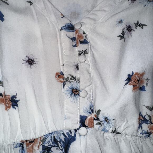 Torrid Womens 4X Top Babydoll Challis Button Floral Flowy Lightweight Casual - Picture 8 of 12